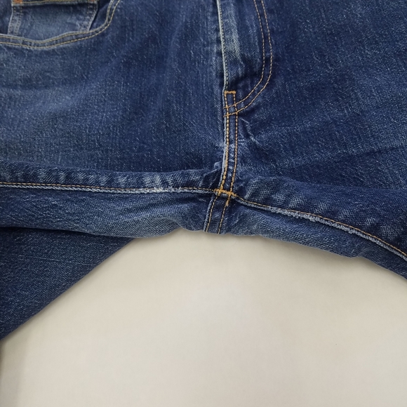 Levi's 502 Raw Hem (No From Manufacturer) Distressed  Regular Taper Jeans - Picture 11 of 15